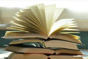 Photo of book with open pages
